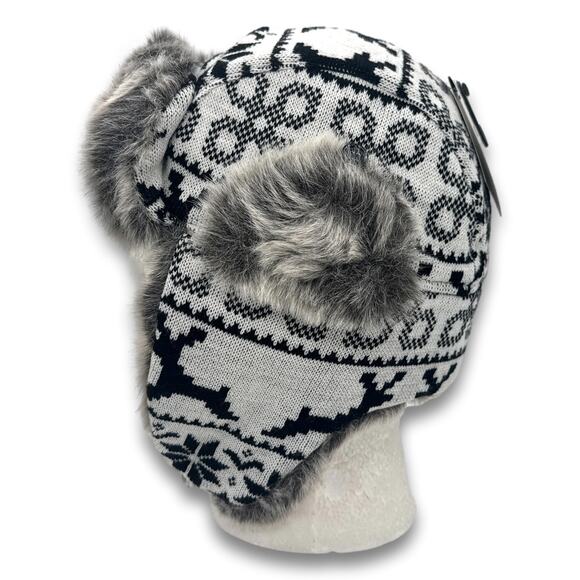 Lumberjack Aviator Hat Supple Faux Fur Winter Ski Trooper Trapper Ear Flap Cap - Picture 4 of 7